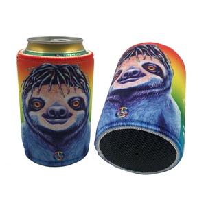 Couvercle rond en mousse de néoprène, pour canette de bière, avec Logo personnalisé imprimé - Product Image 5
