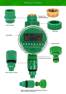 Temporizador <span class=keywords><strong>de</strong></span> agua automático LCD con batería seca, temporizador <span class=keywords><strong>de</strong></span> <span class=keywords><strong>riego</strong></span> <span class=keywords><strong>de</strong></span> jardín <span class=keywords><strong>de</strong></span> plástico para césped y balcón WT1005B, operación <span class=keywords><strong>de</strong></span> clima húmedo - Product Image 2