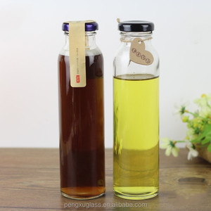 Reutilizable recto ronda fría prensa <span class=keywords><strong>10</strong></span> oz 300 ml bebidas botella de vidrio con tapa de lata - Product Image 3