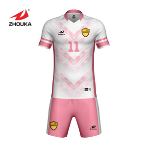 2019 New Fashion football jerseys dry quick fabric sublimation printing Sports Soccer Jersey set for women - Product Image 1