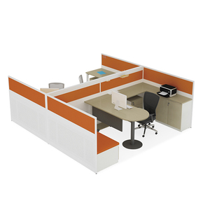 <span class=keywords><strong>Compartir</strong></span> el espacio de oficina abierta 4 asiento Oficina modular cubículo - Product Image 1