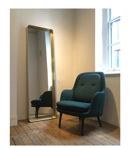 Contemporary Brushed Black Metal Framed Rounded Corner <strong>Wall</strong> <strong>Rectangle</strong> <strong>Mirror</strong> Horizontal or Vertical Design Artisan Home Decor - Product Image 5