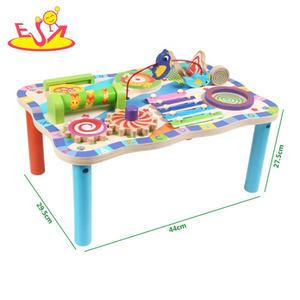 Table éducative pour enfants, tableau de bord en bois, W12D153, nouvelle collection - Product Image 3