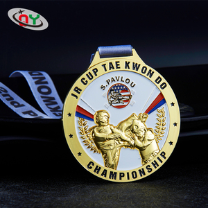 Venta caliente a granel personalizado superhéroe de aleación de zinc de la artesanía de metal de hierro <span class=keywords><strong>superman</strong></span> boxeo medallas con encaje - Product Image 3