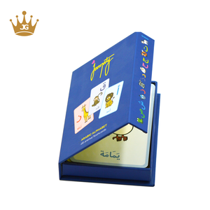 Alfabeto di lusso <span class=keywords><strong>bambini</strong></span> colorato stampato 300g carta Custom Flash card Cards scatola del gioco - Product Image 6