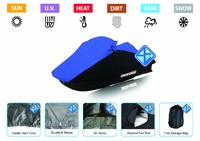 Housse de jet ski 600D PWC, housse de jet ski pour embarcation personnelle avec tissu ripstop résistant aux intempéries