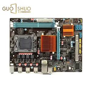 Fornecedor de alta qualidade intel x58 1366pin motherboard com cpu ddr3 1066/1333 mhz mainboard