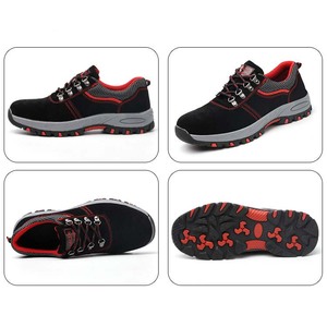 2019 de alta calidad Industrial de punta de acero de cuero tapa Anti Piercing Anti Smashing zapatos de seguridad - Product Image 2