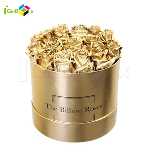 Scatola Rotonda di Lusso per Fiori con Logo, Alta Qualità, Confezione Bianca per Singolo Fiore - Product Image 5