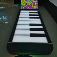 Piano interactif d'intérieur extérieur de plancher de jeux de plancher avec les jeux interactifs de plancher de piano de musique