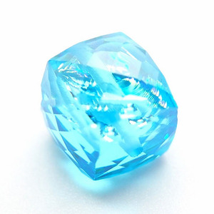 Suelta perlas <span class=keywords><strong>azul</strong></span> piedra <span class=keywords><strong>azul</strong></span> cubo CZ cuentas con completa agujeros - Product Image 3