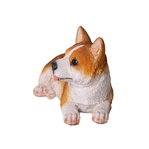 Respetuoso del medio ambiente material del polyresin perro estatuas de recuerdo para el jardín - Product Image 2