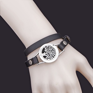 <span class=keywords><strong>Bracelet</strong></span> diffuseur d'huiles essentielles le plus vendu, en acier inoxydable 316L, bijou d'aromathérapie avec <span class=keywords><strong>bracelet</strong></span> en <span class=keywords><strong>cuir</strong></span> - Product Image 6