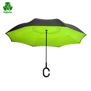 Tuoye Inverse Inversé Housse De Pluie De Voiture Voyage Petit Chinois À <span class=keywords><strong>L</strong></span>'envers Coupe-Vent Dames Parapluie pour Voiture - Product Image 6