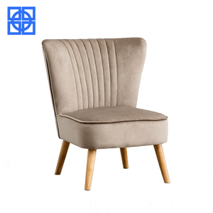 Rétro Occasionnelle Chambre De Salon <span class=keywords><strong>Haut</strong></span> <span class=keywords><strong>Dossier</strong></span> <span class=keywords><strong>Velours</strong></span> Accent <span class=keywords><strong>Chaise</strong></span> Pour Hôtel - Product Image 6