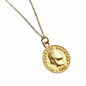 Moneta da un dollaro Sterlina di Disegno 925 Argento Immagine Testa Pendente Della Collana - Product Image 2