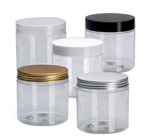 Thực Phẩm Container 50Ml 60Ml 80Ml <span class=keywords><strong>100Ml</strong></span> 120Ml 140Ml 150Ml 180Ml 200Ml 250Ml 500Ml Rõ Ràng PET Nhựa Kẹo Jar Jar Với Nhôm Cap - Product Image 3