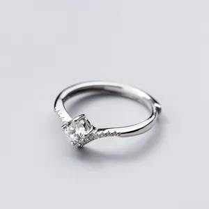 Fashion Jewelry Cubic Zirconia Stone 925 Sterling Silver Rings