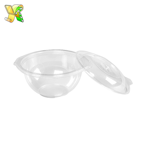 Écologique <span class=keywords><strong>saladier</strong></span> <span class=keywords><strong>transparent</strong></span> jetable bol <span class=keywords><strong>transparent</strong></span> pour salade avec couvercle - Product Image 1