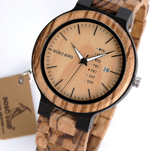 Orologio <span class=keywords><strong>da</strong></span> <span class=keywords><strong>Polso</strong></span> in Legno Riciclato con Logo Personalizzato, Movimento <span class=keywords><strong>al</strong></span> <span class=keywords><strong>Quarzo</strong></span> Giapponese, Stile Antico <span class=keywords><strong>per</strong></span> Uomo - Product Image 4
