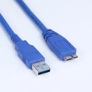Кабель USB 3,0 типа A к Micro B, кабель 4,8 Гбит/с Micro USB 3,0 для съемного HDD SSD Samsung Galaxy S5 Note 3 для камеры, жесткого диска