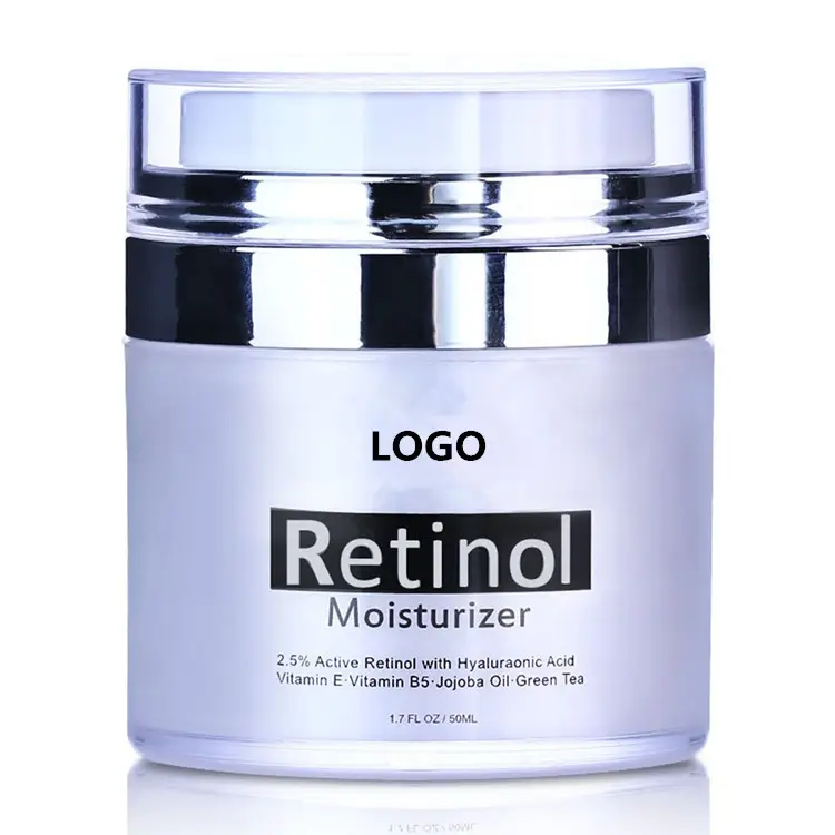 Retinol Anti-Aging-Creme Private Label Hautpflege Bio Anti-Aging Nacht creme Facial White ning Moist urizer 2,5% Retinol-Creme