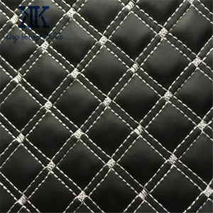 Tela acolchada de cuero genuino para coche, tela de cuero pu para coche - Product Image 1