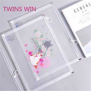 โรงเรียนอุปทานการ์ตูนน่ารักการออกแบบ <span class=keywords><strong>Pp</strong></span> แฟ้มผู้บริหารโฟลเดอร์ถุงพลาสติกซองจดหมายที่มีซิป524 - Product Image 2