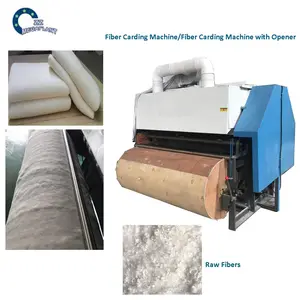 50Kgs/Hour 2200mm Cotton Wool Combing Machine,Fiber Carding Machine,Cotton Carding Machine