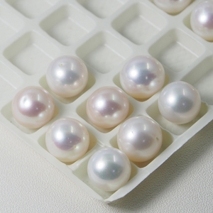 HQ Gems AAA casi redondo ligero corrector calidad 2,5mm 3mm 3,5mm 4mm medio agujero fábrica gran oferta perlas redondas <span class=keywords><strong>de</strong></span> agua dulce - Product Image 2