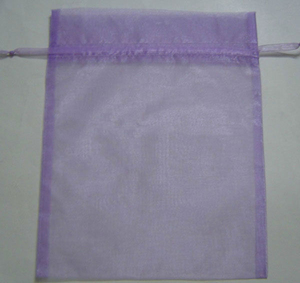 Petit blanc <span class=keywords><strong>organdi</strong></span> sacs avec matching satin cordon rubans organza sac - Product Image 1