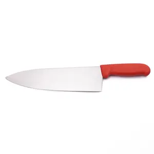 10 Inch Stainless Steel Sharp Knife Chef With Black TPR Handle