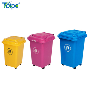 Four-wheels Mini <strong>Plastic</strong> <strong>Wheelie</strong> <strong>Bin</strong> Toys <strong>Storage</strong> - Product Image 2