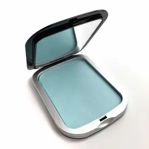 Черная пластиковая коробка, впитывающая масло бумага для лица с зеркалом