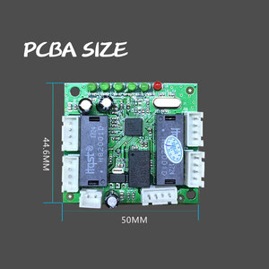 5 Poort Mô-đun Chuyển Đổi Tiêu Đề Giao Diện 4Pin Đầu Ra Voeding PCBA Hội Đồng Quản Trị Fabrikant Oem ODM Kích Thước Nhỏ <span class=keywords><strong>Ethernet</strong></span> Snelle 10 /100Mbps - Product Image 3