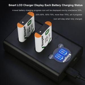 KingMa 1090mAh <span class=keywords><strong>NP</strong></span>-<span class=keywords><strong>BX1</strong></span> <span class=keywords><strong>batterie</strong></span> et LCD Double chargeur kit BM048-NPBX1 pour <span class=keywords><strong>Sony</strong></span> <span class=keywords><strong>NP</strong></span> <span class=keywords><strong>BX1</strong></span> - Product Image 6