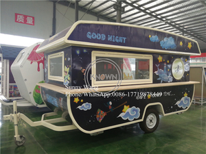 OEM פופולרי נייד מעוצב חם כלב, אוטומטיות פופקורן מזון משאית, קפה בר מזון ויתור קרוואן