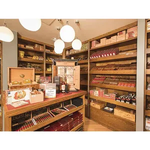 Vitrina de madera de alta gama con diseño de tienda de tabaco, vitrina para cigarrillos