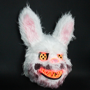 Fantasia de Halloween Máscara de Coelho Assustadora e Personalizada para Baile de Máscaras, Máscara Facial de Coelho Maligno para Crianças - Product Image 2