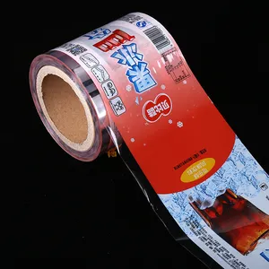 Пользовательские конфеты popsicle поли plastique рулонов Упаковка Пластиковые Ролл пленка нейлон термоусадочная пленка