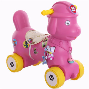 <span class=keywords><strong>3</strong></span> in 1 plastik oyuncak çocuklar için sallanan at Yüksek kaliteli en popüler farklılık renk bebek salıncak araba çocuklar için - Product Image 4