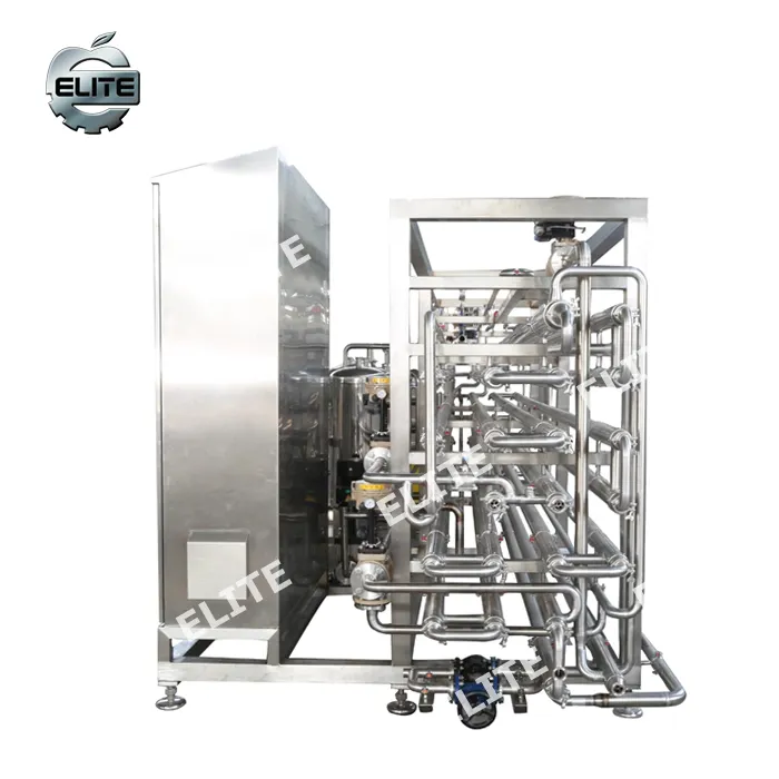 Mesin Pensteril Susu UHT, Mesin Pengolahan Produksi Susu Refrakurizer Instan