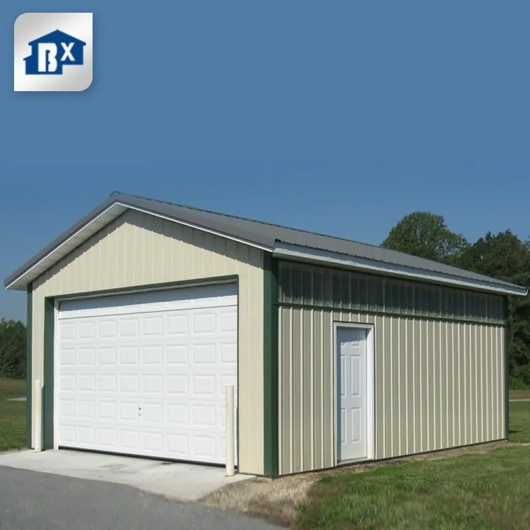 Petite maison pré-pliable OEM, Structure d'entrepôt Portable, Kit de petite maison de luxe pour Garage de Garage