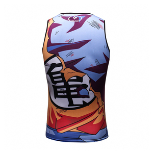 <span class=keywords><strong>Dragon</strong></span> <span class=keywords><strong>Ball</strong></span> <span class=keywords><strong>Z</strong></span> hijo Goku vegeta fitness trajes tops mens running sin mangas impresión camiseta - Product Image 3
