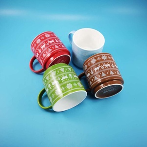 Cốc Cà Phê Có Thể Xếp Chồng Theo Yêu Cầu Giáng Sinh Được Chứng Nhận FAMA Bán Trực Tiếp Từ Nhà Máy - Product Image 4