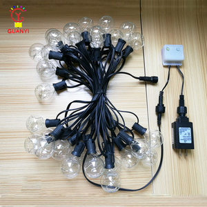 UL al aire libre decoraciones de la boda de Control remoto Gloria Multicolor G40 Cadena de luz - Product Image 1