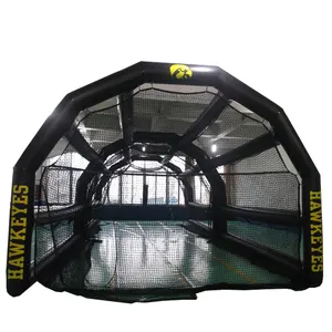 Giant Durable PVC Inflatable Bóng Chày Batting Cage / Inflatable Thể Thao Trò Chơi Bóng Chày Lĩnh Vực Cho Trẻ Em Và Người Lớn