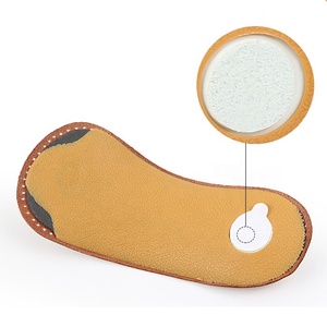 Soletta in Pelle <span class=keywords><strong>per</strong></span> Correzione Piede Piatto 3/4, Cuscinetto Ammortizzante in Spugna di Lattice <span class=keywords><strong>per</strong></span> Fascite Plantare - Product Image 3
