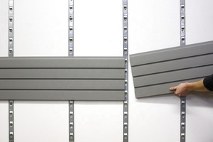 Il Miglior Slatwall Sistema su USA Garage Storage Rimovibile E0 Acero PVC Slatwall Pannello - Product Image 4