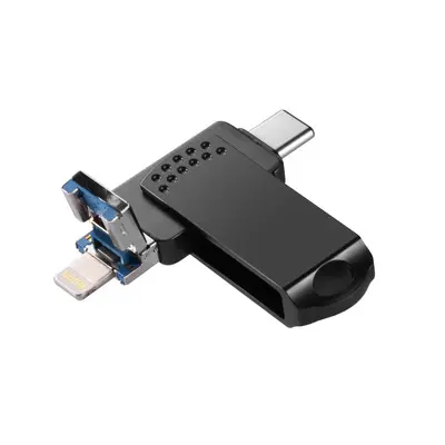 OTG USB Flash Drive 8GB16G 32G 64G 128G 256GB For iPad iPhone 5S/6/6S/7/7プラス/8/X/XS/XR 3in1 PenDrive USB Memory Stick